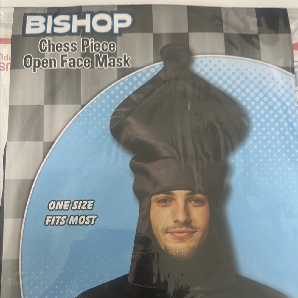 Bishop Chess Piece Costume Mask
